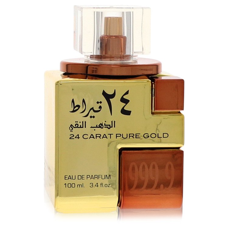 Lattafa 24 Carat Pure Gold Cologne for Men 3.4 Oz / 100 Ml