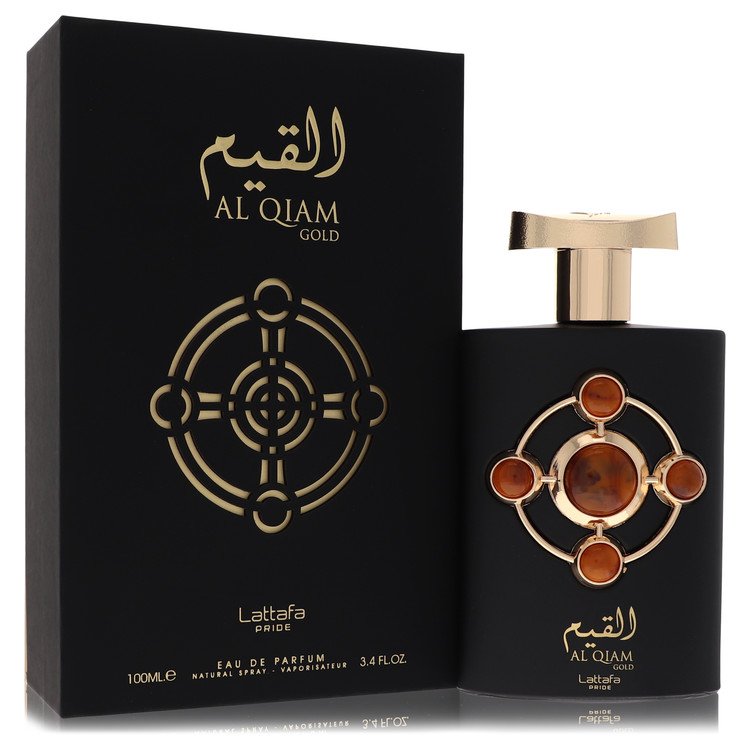 Lattafa Pride Al Qiam Gold Cologne by Lattafa Eau De Parfum Spray (Unisex) 3.4 oz for Men - Authentic Fragrance - Discount Men Perfume or Cologne Fragrance