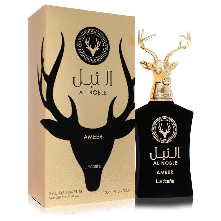 Lattafa Al Noble Ameer Cologne by Lattafa Eau De Parfum Spray (Unisex) 3.4 oz for Men - Authentic Fragrance - Discount Men Perfume or Cologne Fragrance