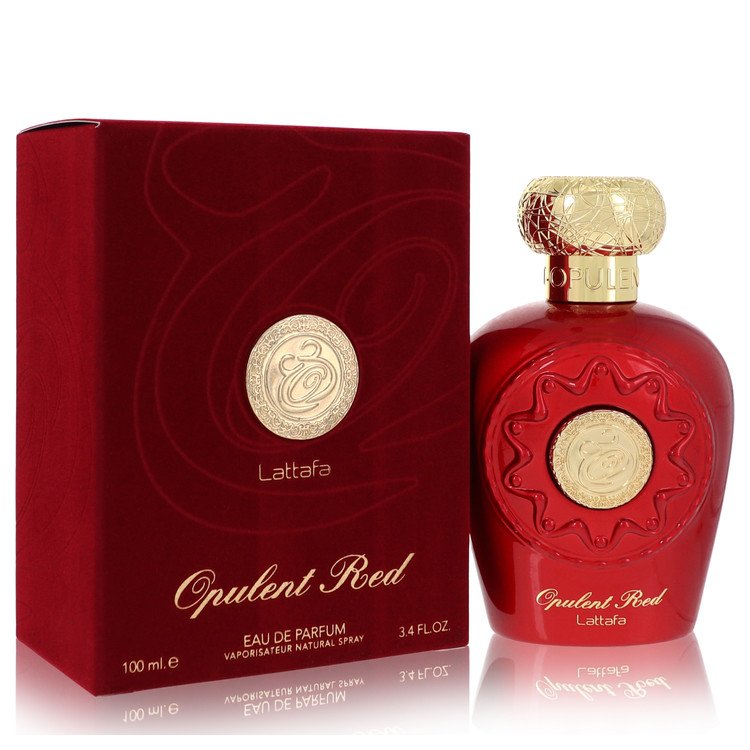 Lattafa Opulent Red Perfume by Lattafa Eau De Parfum Spray 3.4 oz for Women - Authentic Fragrance - Discount Women Perfume or Cologne Fragrance