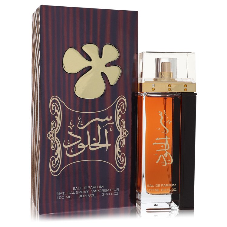 Lattafa Ser Al Khulood Cologne by Lattafa Eau De Parfum Spray (Unisex) 3.4 oz for Men - Authentic Fragrance - Discount Men Perfume or Cologne Fragrance