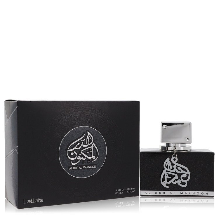 Lattafa Al Dur Al Maknoon Silver Cologne by Lattafa Eau De Parfum Spray (Unisex) 3.4 oz for Men - Authentic Fragrance - Discount Men Perfume or Cologne Fragrance