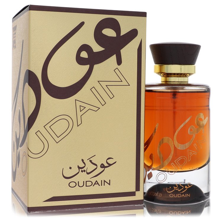 Lattafa Oudain Cologne by Lattafa Eau De Parfum Spray (Unisex) 3.4 oz for Men - Authentic Fragrance - Discount Men Perfume or Cologne Fragrance