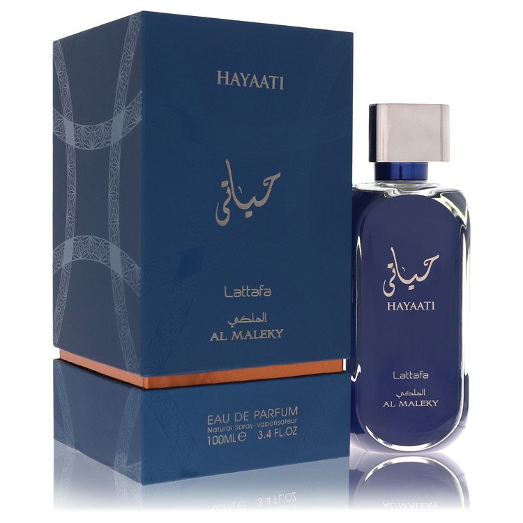 Hayaati Al Maleky Cologne By Lattafa 3.4 Oz Eau De Parfum Spray For Men In Box