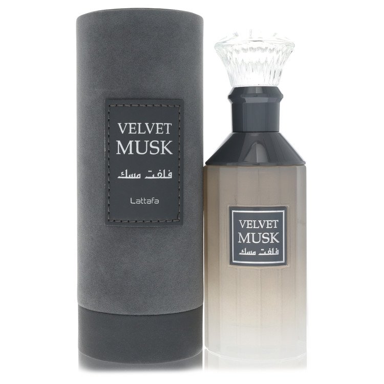 Lattafa Velvet Musk Cologne by Lattafa Eau De Parfum Spray (Unisex) 3.4 oz for Men - Authentic Fragrance - Discount Men Perfume or Cologne Fragrance