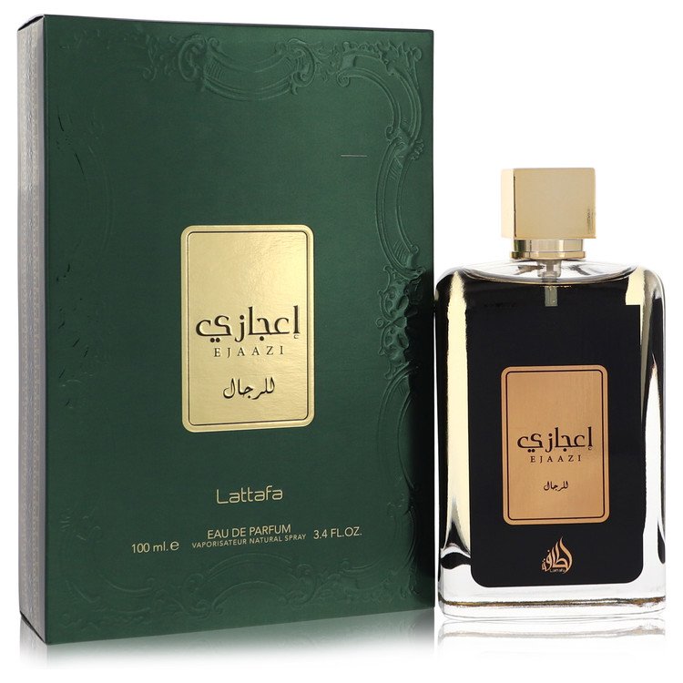 Lattafa Ejaazi Cologne by Lattafa Eau De Parfum Spray (Unisex) 3.4 oz for Men - Authentic Fragrance - Discount Men Perfume or Cologne Fragrance