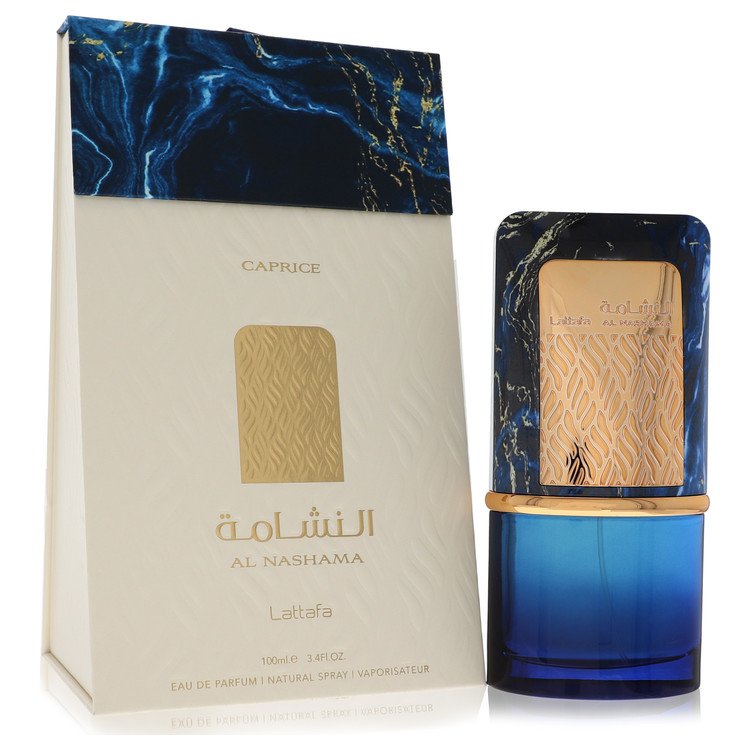 Lattafa Al Nashama Caprice Cologne by Lattafa Eau De Parfum Spray (Unisex) 3.4 oz for Men - Authentic Fragrance - Discount Men Perfume or Cologne Fragrance