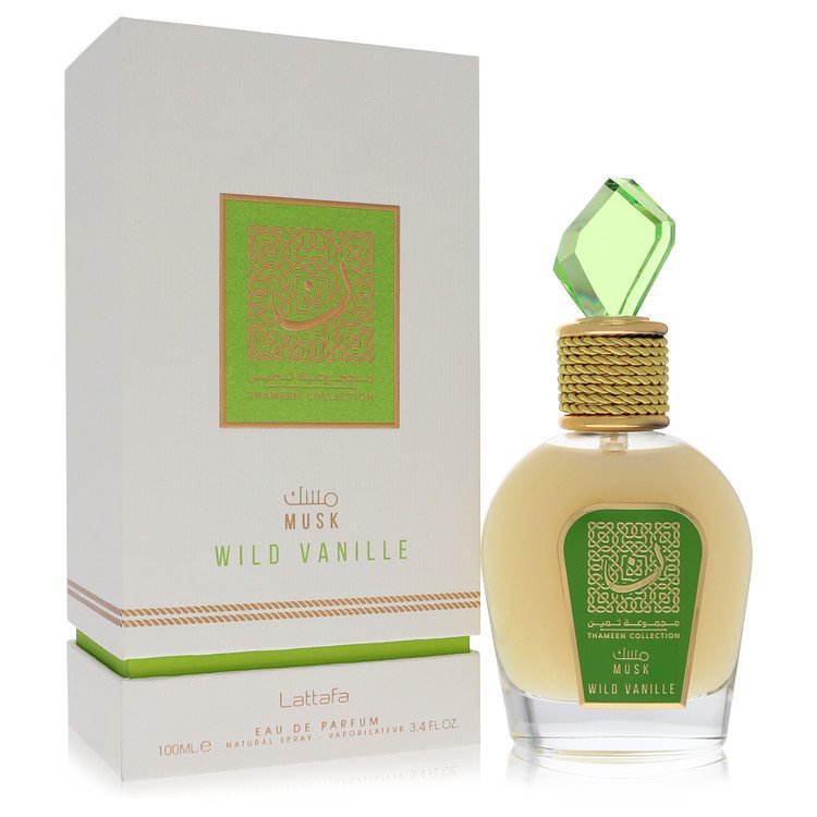 Musk Wild Vanille Thameen Collection Perfume By Lattafa 3.4 Oz Eau De Parfum Spray For Women In Box