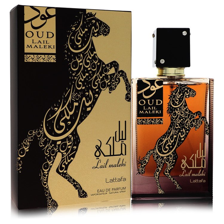Lattafa Oud Lai Maleki Cologne by Lattafa EDP Spray (Unisex) 3.4 Oz / 100 Ml for Men