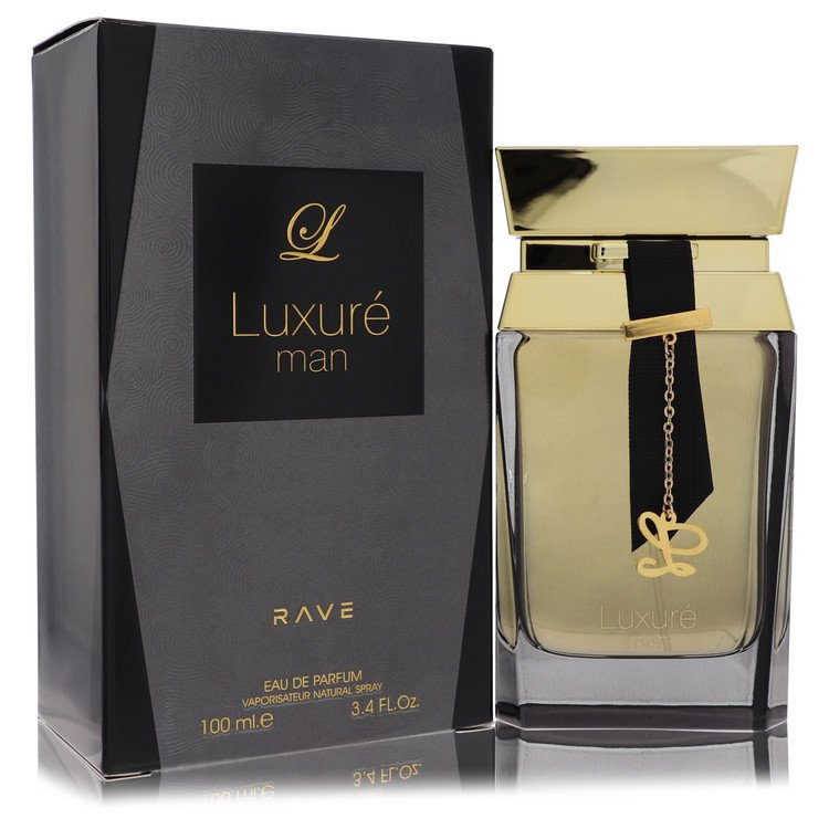 Lattafa Rave Luxure Cologne by Lattafa Eau De Parfum Spray 3.4 oz for Men - Authentic Fragrance - Discount Men Perfume or Cologne Fragrance