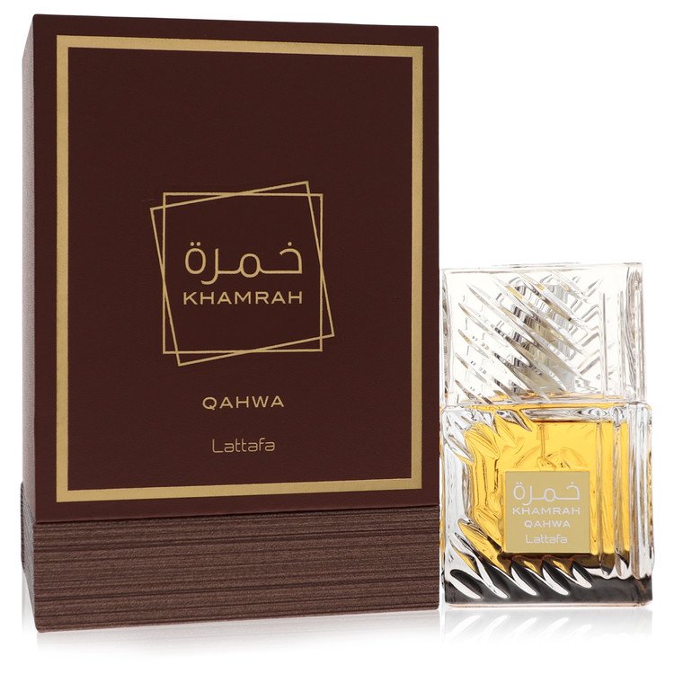 Lattafa Khamrah Qahwa Cologne by Lattafa Eau De Parfum Spray (Unisex) 3.4 oz for Men - Authentic Fragrance - Discount Men Perfume or Cologne Fragrance