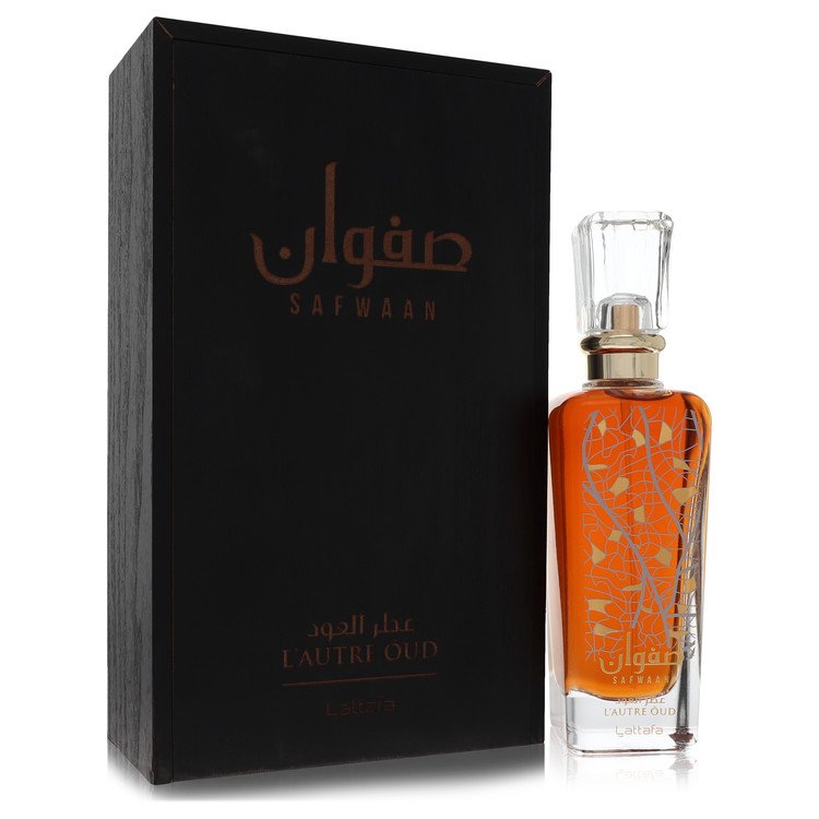 Safwaan L'autre Oud by Lattafa 3.4 oz oz Eau De Parfum Spray for Men - Perfumes4All