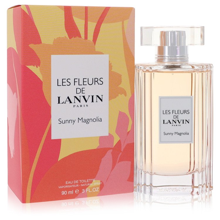 Les Fleurs De Lanvin Sunny Magnolia Perfume by Lanvin Eau De Toilette Spray 3 oz for Women - Authentic Fragrance - Discount Women Perfume or Cologne Fragrance