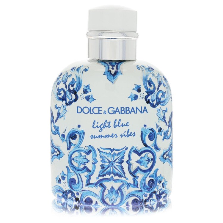 Light Blue Summer Vibes Cologne by Dolce & Gabbana Eau De Toilette Spray (Tester) 4.2 oz for Men - Authentic Fragrance - Discount Men Perfume or Cologne Fragrance