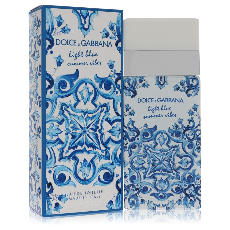 Dolce & Gabbana Dg Light Blue Summer Vibes Eau De Toilette Spray 3.4 Oz Perfume