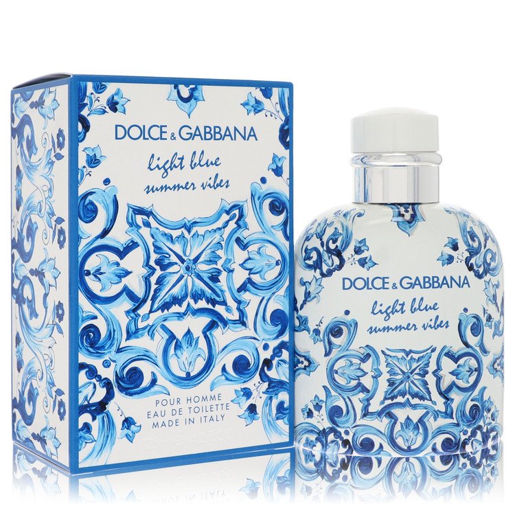 Dolce & Gabbana Dg Light Blue Summer Vibes Eau De Toilette Spray 4.2 Oz Cologne