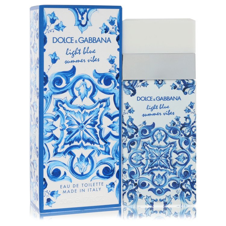 Light Blue Summer Vibes Perfume by Dolce & Gabbana Eau De Toilette Spray 1.7 oz for Women - Authentic Fragrance - Discount Women Perfume or Cologne Fragrance