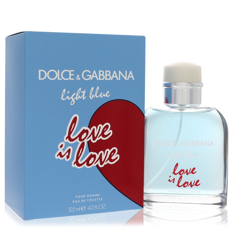 Light Blue Love Is Love Cologne by Dolce & Gabbana Eau De Toilette Spray 4.2 oz for Men - Authentic Fragrance - Discount Men Perfume or Cologne Fragrance