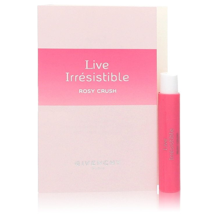 Live Irresistible Rosy Crush Perfume by Givenchy Vial (sample) .03 oz for Women - Authentic Fragrance - Discount Women Perfume or Cologne Fragrance