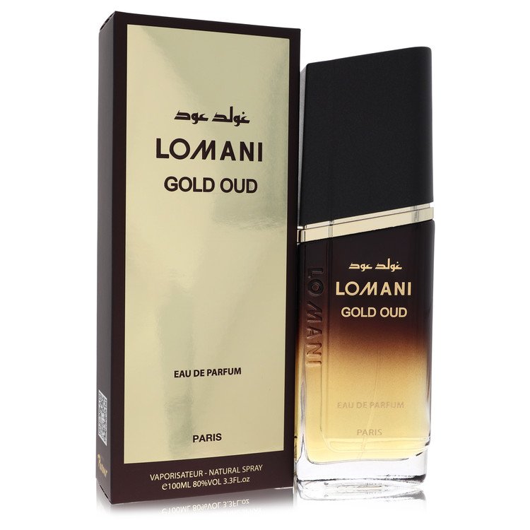 Lomani Gold Oud Cologne by Lomani Eau De Parfum Spray 3.3 oz for Men - Authentic Fragrance - Discount Men Perfume or Cologne Fragrance