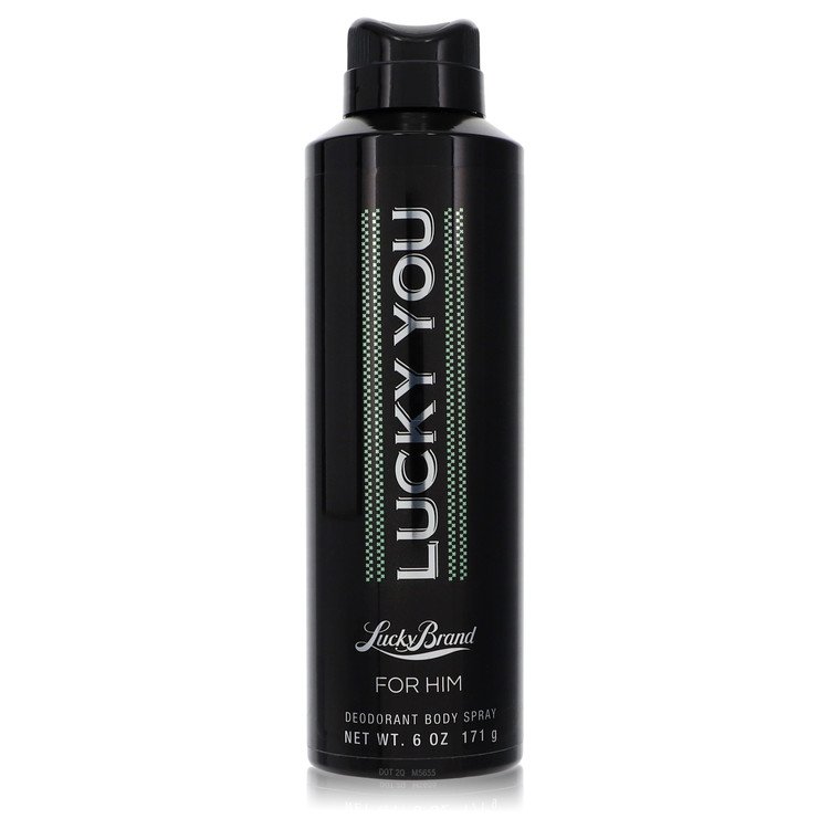 Lucky You Cologne by Liz Claiborne Deodorant Spray 6 oz for Men - Authentic Fragrance - Discount Men Perfume or Cologne Fragrance