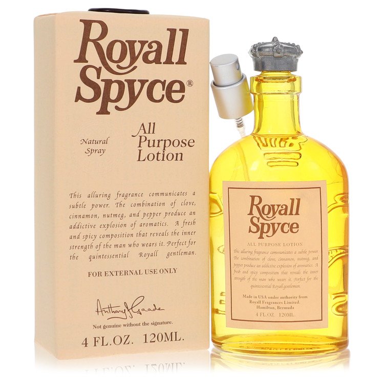 Royall Spyce Cologne by Royall Fragrances All Purpose Lotion / Cologne 4 oz for Men - Authentic Fragrance - Discount Men Perfume or Cologne Fragrance
