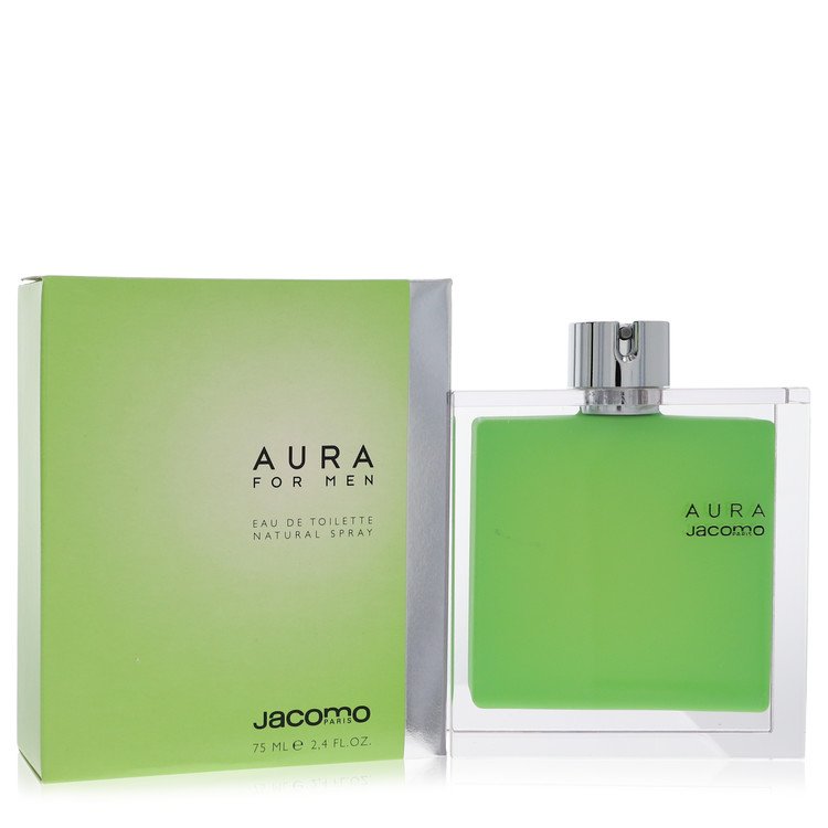 Aura Cologne by Jacomo Eau De Toilette Spray 2.4 oz for Men - Authentic Fragrance - Discount Men Perfume or Cologne Fragrance