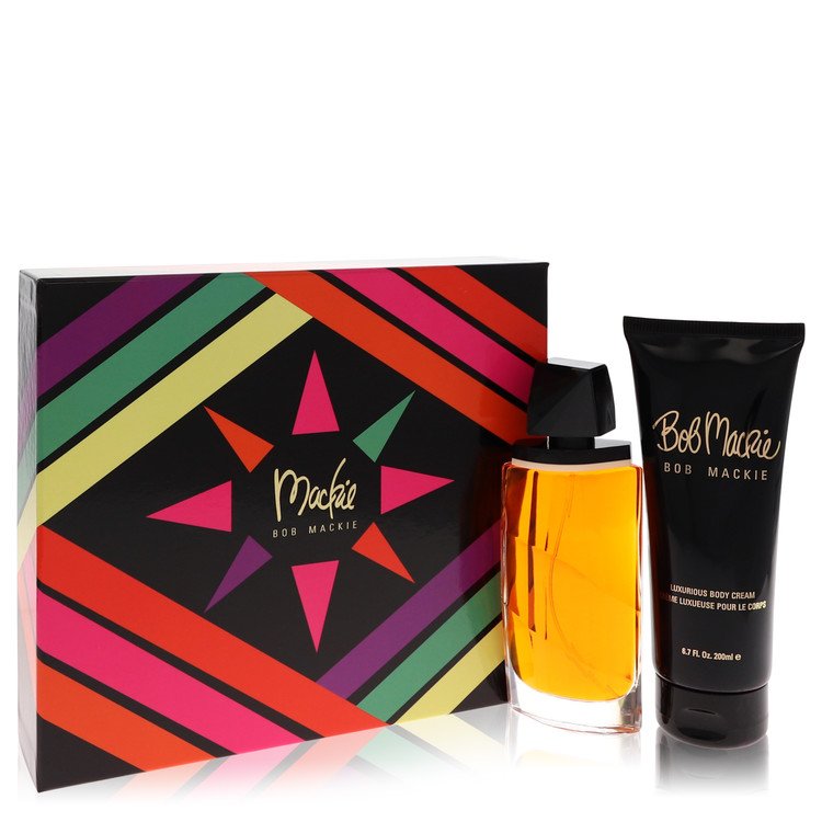Mackie Perfume by Bob Mackie Gift Set -- 3.4 oz Eau De Toilette Spray + 6.8 oz Body Cream for Women - Authentic Fragrance - Discount Women Perfume or Cologne Fragrance