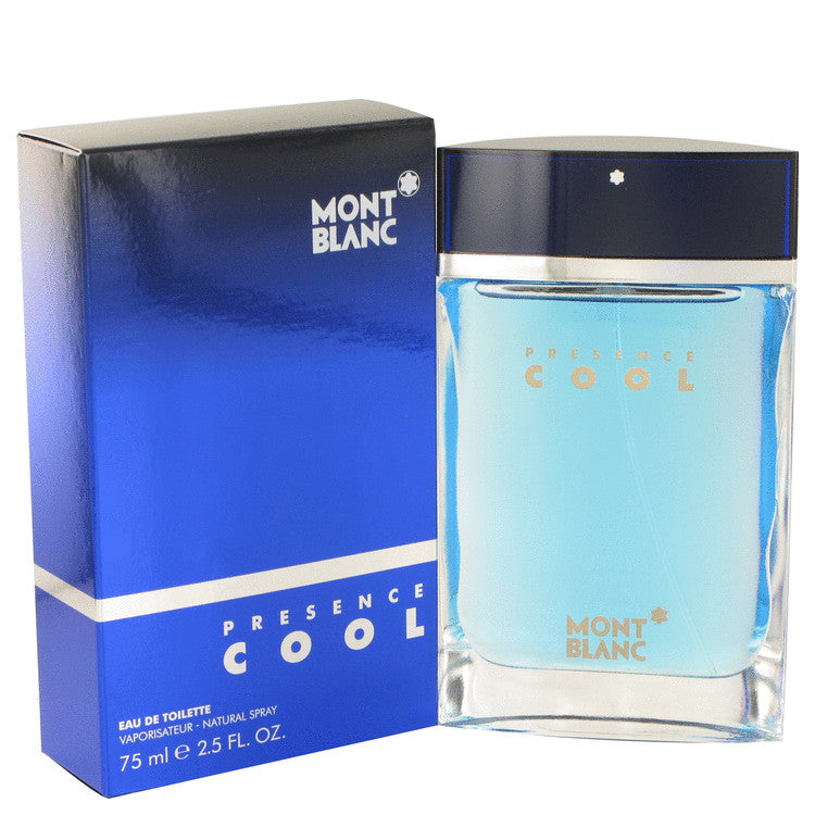 Presence Cool By by Mont Blanc 2.5 oz oz Eau De Toilette Spray for Men - Perfumes4All