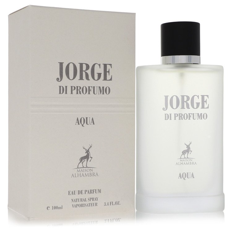 Maison Alhambra Jorge Di Profumo Aqua Cologne by Maison Alhambra Eau De Parfum Spray 3.4 oz for Men - Authentic Fragrance - Discount Men Perfume or Cologne Fragrance