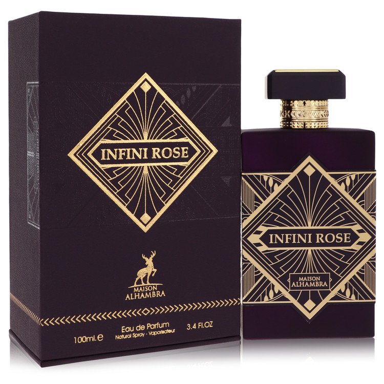 Infini Rose by Maison Alhambra 3.4 oz oz Eau De Parfum Spray for Women - Perfumes4All