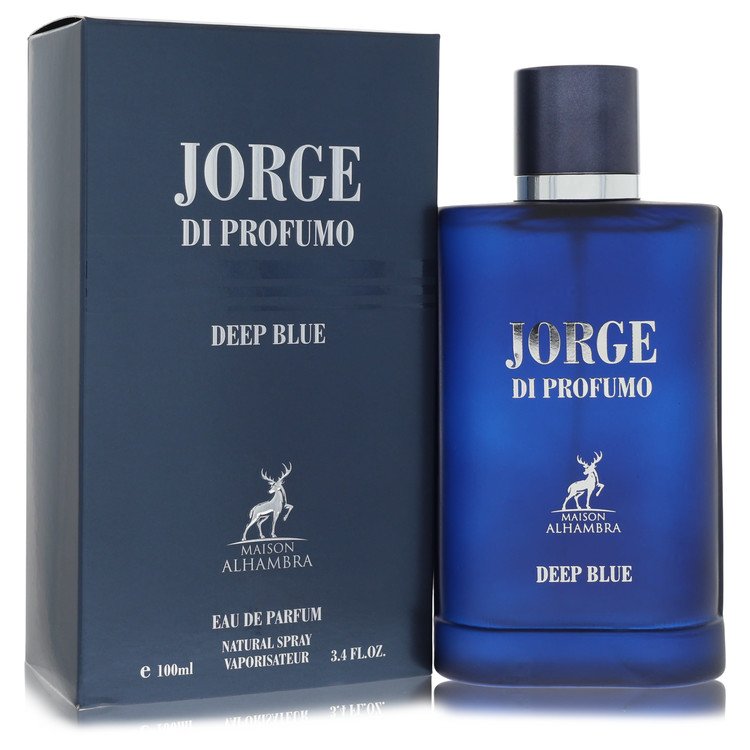 Maison Alhambra Jorge Di Profumo Deep Blue Cologne by Maison Alhambra Eau De Parfum Spray 3.4 oz for Men - Authentic Fragrance - Discount Men Perfume or Cologne Fragrance
