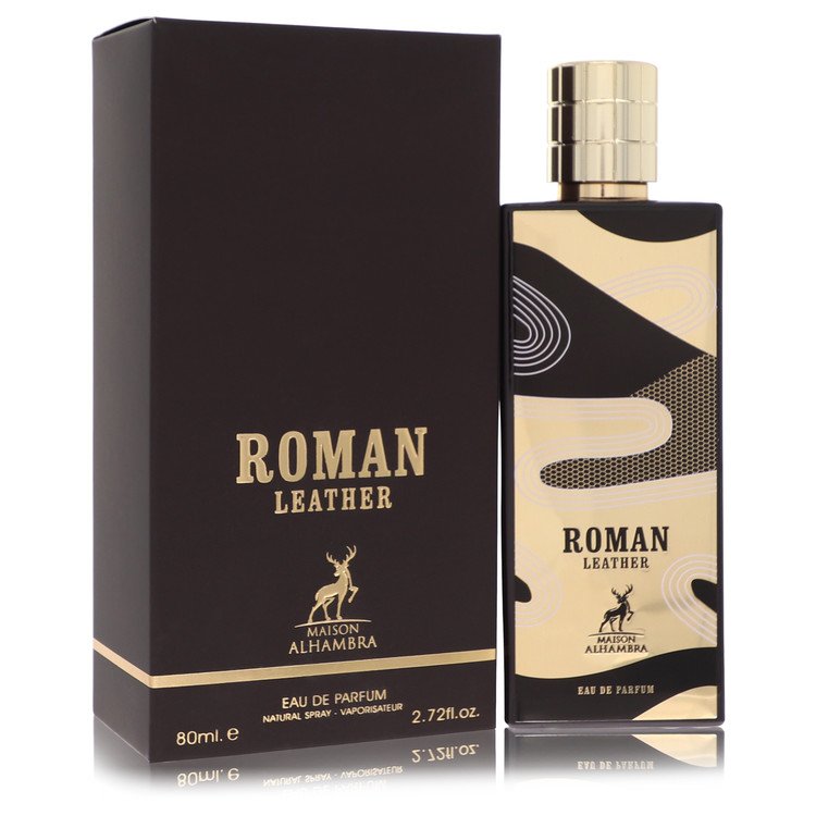 Roman Leather by Maison Alhambra 2.7 oz oz Eau De Parfum Spray for Men - Perfumes4All