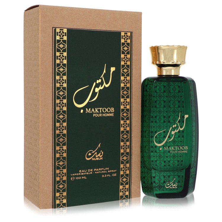 Nusuk Maktoob Cologne by Nusuk Eau De Parfum Spray 3.3 oz for Men - Authentic Fragrance - Discount Men Perfume or Cologne Fragrance