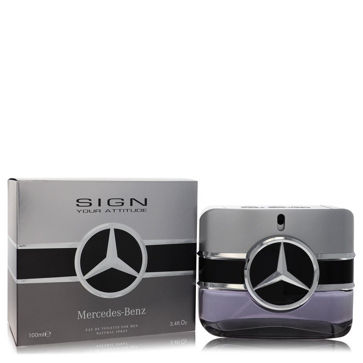 Mercedes Benz Sign Your Attitude Cologne by Mercedes Benz Eau De Toilette Spray 3.4 oz for Men - Authentic Fragrance - Discount Men Perfume or Cologne Fragrance