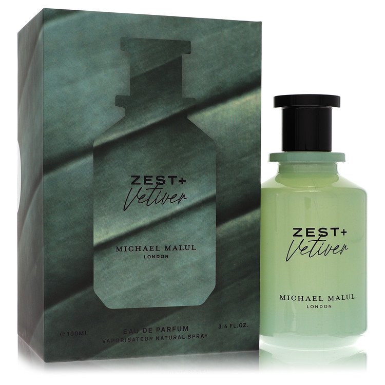 Michael Malul Zest + Vetiver Cologne by Michael Malul Eau De Parfum Spray 3.4 oz for Men - Authentic Fragrance - Discount Men Perfume or Cologne Fragrance