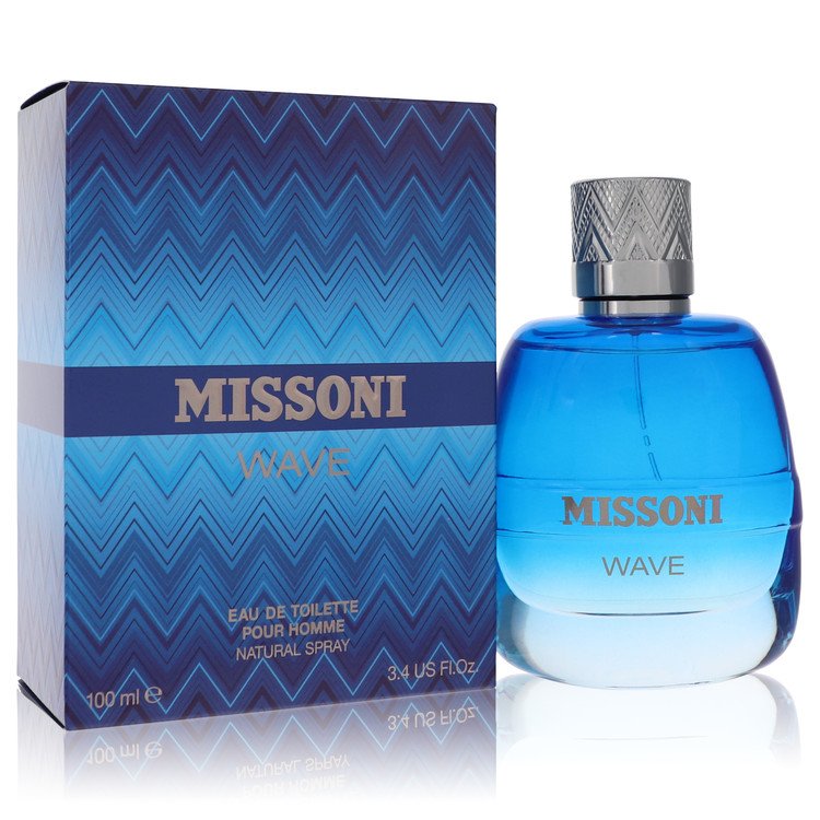 Missoni Wave Cologne by Missoni Eau De Toilette Spray 3.4 oz for Men - Authentic Fragrance - Discount Men Perfume or Cologne Fragrance