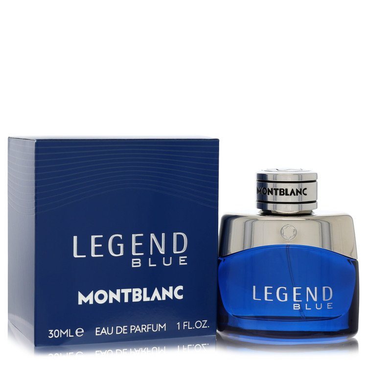 Montblanc Legend Blue Cologne by Mont Blanc Eau De Parfum Spray 1 oz for Men - Authentic Fragrance - Discount Men Perfume or Cologne Fragrance