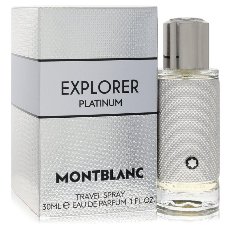 Montblanc Explorer Platinum Cologne by Mont Blanc Eau De Parfum Spray 1.0 oz for Men - Authentic Fragrance - Discount Men Perfume or Cologne Fragrance