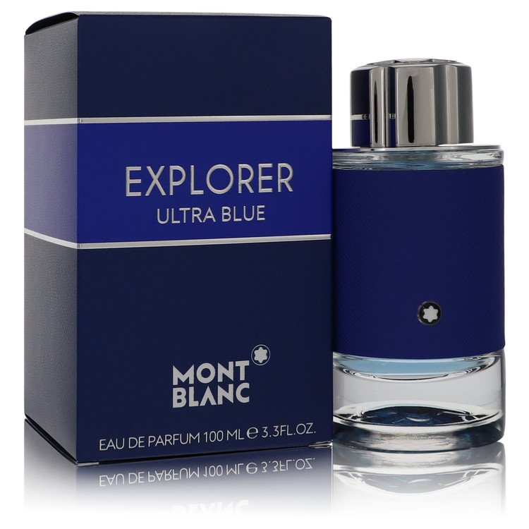 Montblanc Explorer Ultra Blue Cologne by Mont Blanc Eau De Parfum Spray 3.3 oz for Men - Authentic Fragrance - Discount Men Perfume or Cologne Fragrance