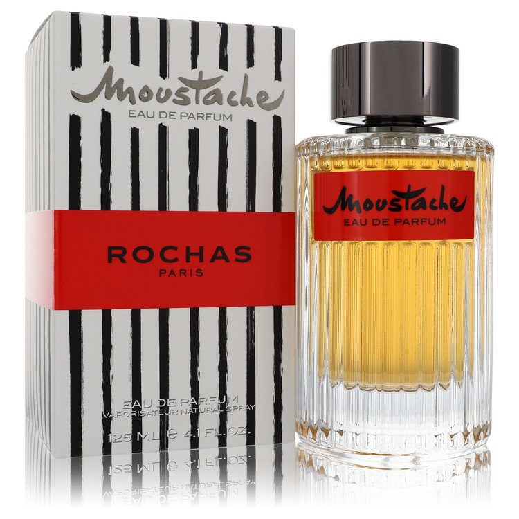 Moustache Cologne by Rochas Eau De Parfum Spray 4.1 oz for Men - Authentic Fragrance - Discount Men Perfume or Cologne Fragrance