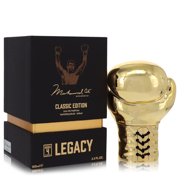 Muhammad Ali Legacy Round 4 Cologne by Muhammad Ali Eau De Parfum Spray (Classic Edition) 3.3 oz for Men - Authentic Fragrance - Discount Men Perfume or Cologne Fragrance