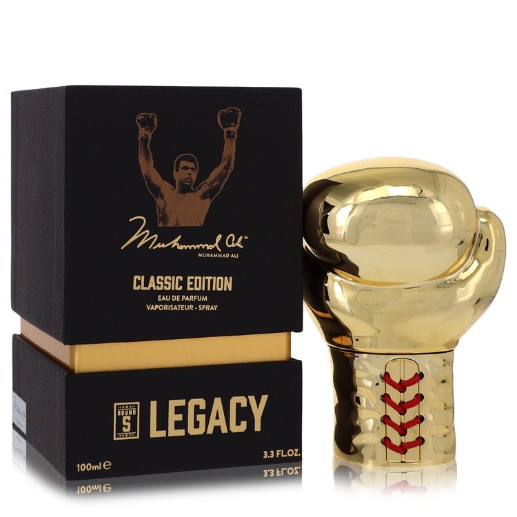 Muhammad Ali Legacy Round 5 Cologne by Muhammad Ali Eau De Parfum Spray (Classic Edition) 3.3 oz for Men - Authentic Fragrance - Discount Men Perfume or Cologne Fragrance