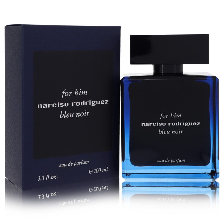 Narciso Rodriguez Bleu Noir Cologne by Narciso Rodriguez Eau De Parfum Spray 3.3 oz for Men - Authentic Fragrance - Discount Men Perfume or Cologne Fragrance