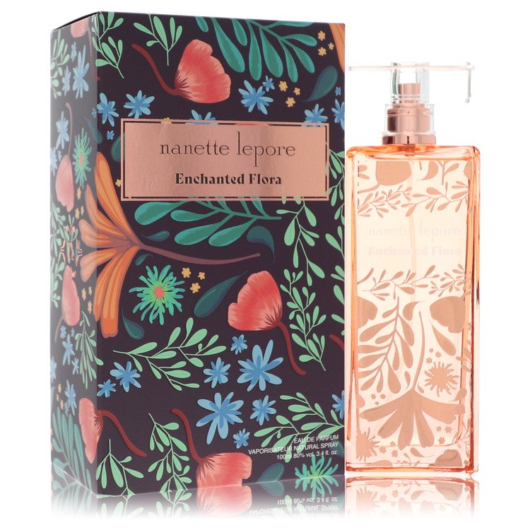 Nanette Lepore Enchanted Flora Perfume by Nanette Lepore Eau De Parfum Spray 3.4 oz for Women - Authentic Fragrance - Discount Women Perfume or Cologne Fragrance