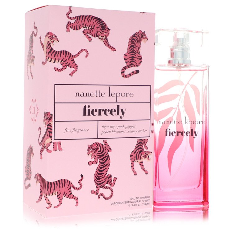 Nanette Lepore Fiercely Perfume by Nanette Lepore Eau De Parfum Spray 3.4 oz for Women - Authentic Fragrance - Discount Women Perfume or Cologne Fragrance
