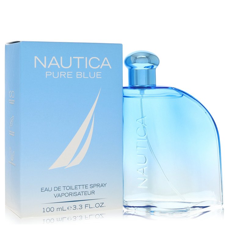 Nautica Pure Blue Cologne by Nautica Eau De Toilette Spray 3.3 oz for Men - Authentic Fragrance - Discount Men Perfume or Cologne Fragrance