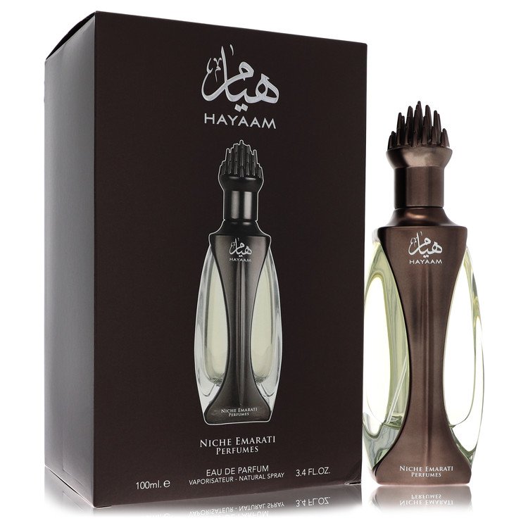 Niche Emarati Hayaam Cologne By Lattafa 3.4 Oz Eau De Parfum Spray For Men In Box