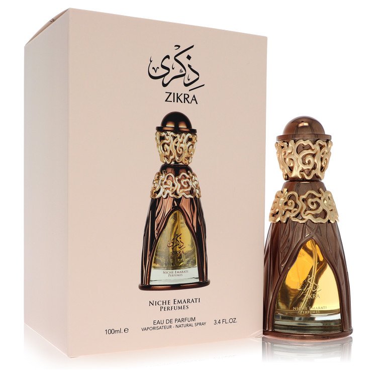 Niche Emarati Zikra Perfume by Lattafa Eau De Parfum Spray (Unisex) 3.4 oz for Women - Authentic Fragrance - Discount Women Perfume or Cologne Fragrance