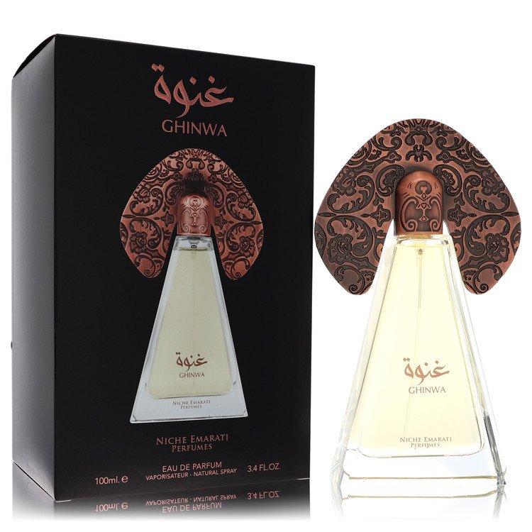 Niche Emarati Ghinwa Perfume by Lattafa Eau De Parfum Spray (Unisex) 3.4 oz for Women - Authentic Fragrance - Discount Women Perfume or Cologne Fragrance